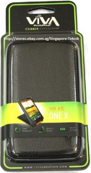 Чехол Viva Madrid для HTC One X Flip Black Midori